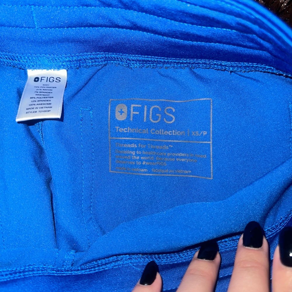 Figs Technical Collection in Vibrant Blue